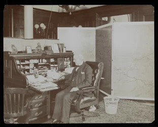 Chauncey Depew dans son bureau